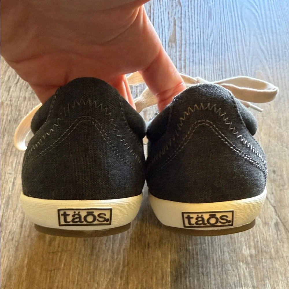 Taos Footwear Star charcoal wash canvas causal shoes - Picture 7 of 8